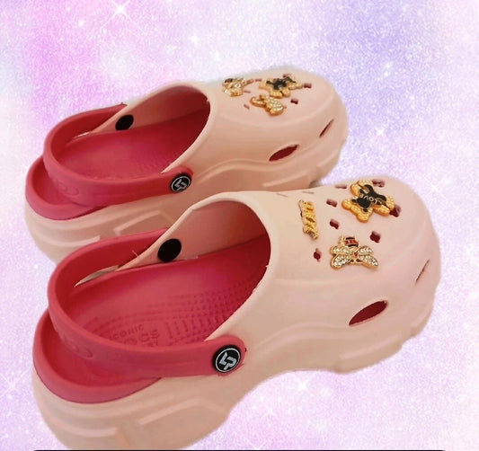 Classic Unisex Crocs Clogs EU 39 (UK 6 Adult) J5/W8 24cm – Lightweight Slippers