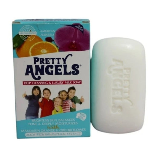 Pretty Angels Milk Soap 125g – Hydrating Brightening Soap with Mandarin & Orchid