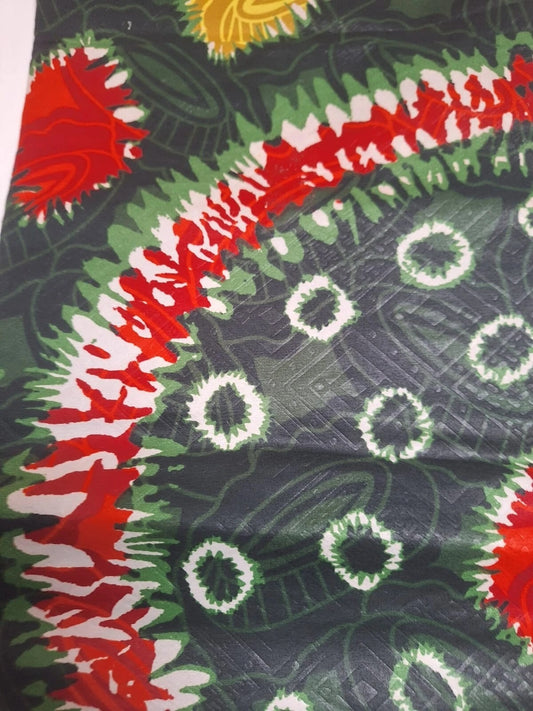 Premium Multicolour Adire(Tie-die) Fabric – African Print for Fashion and Crafts